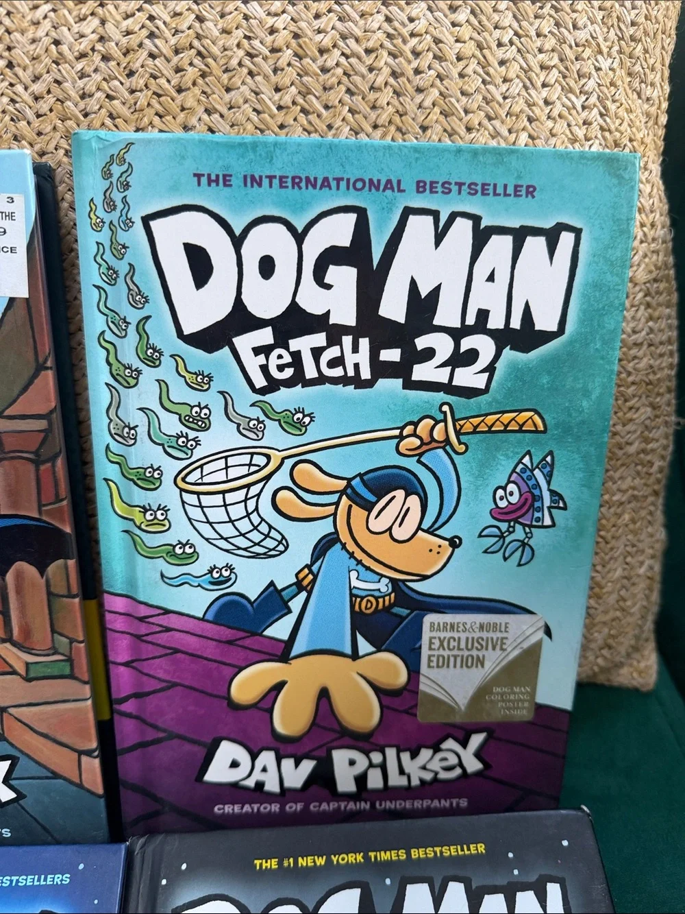 Dog Man Book Bundle by - Blue & Teal Covers